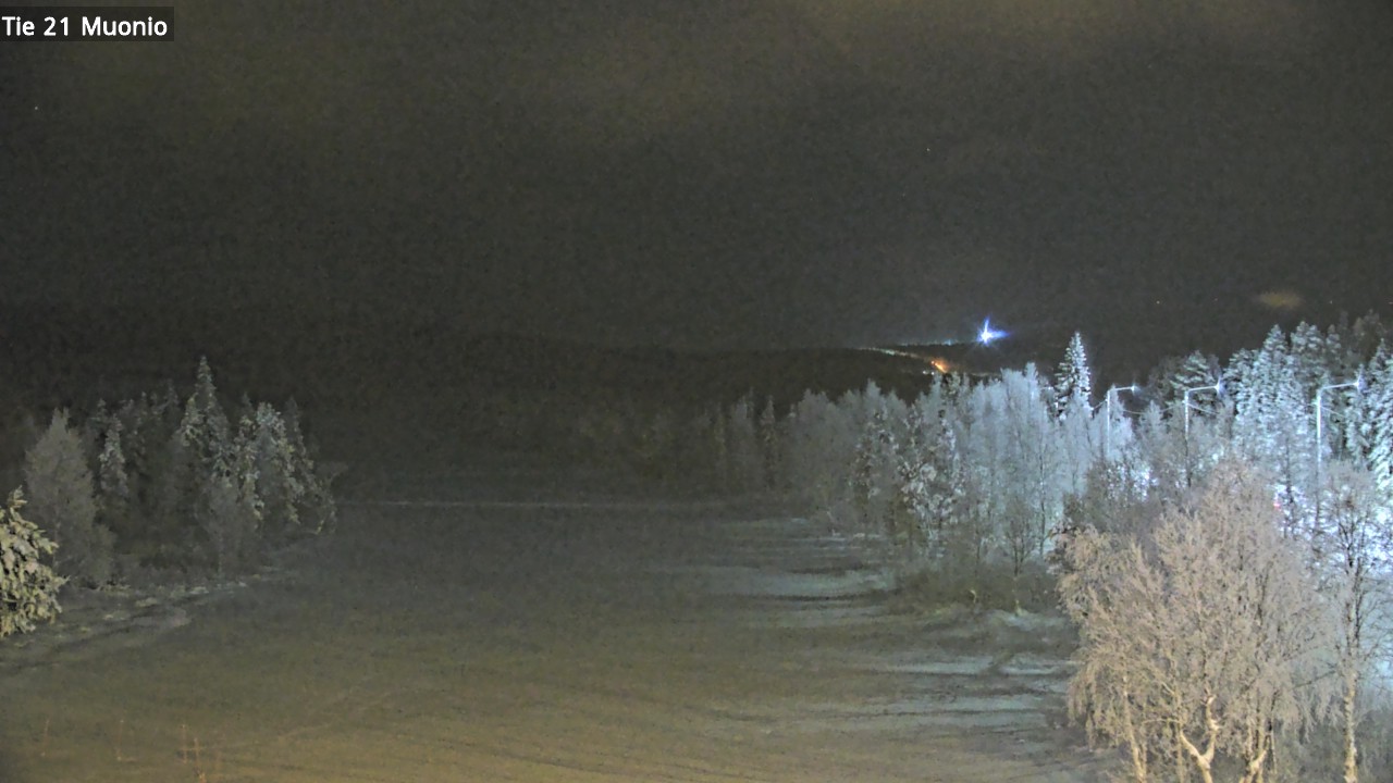 Weather Camera Image Väg 21 Muonio, Muonio, Lappi