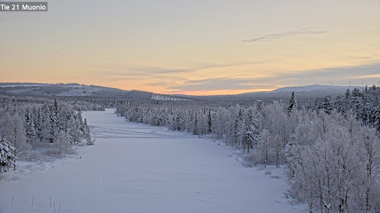 Weather Camera Image Väg 21 Muonio, Muonio, Lappi