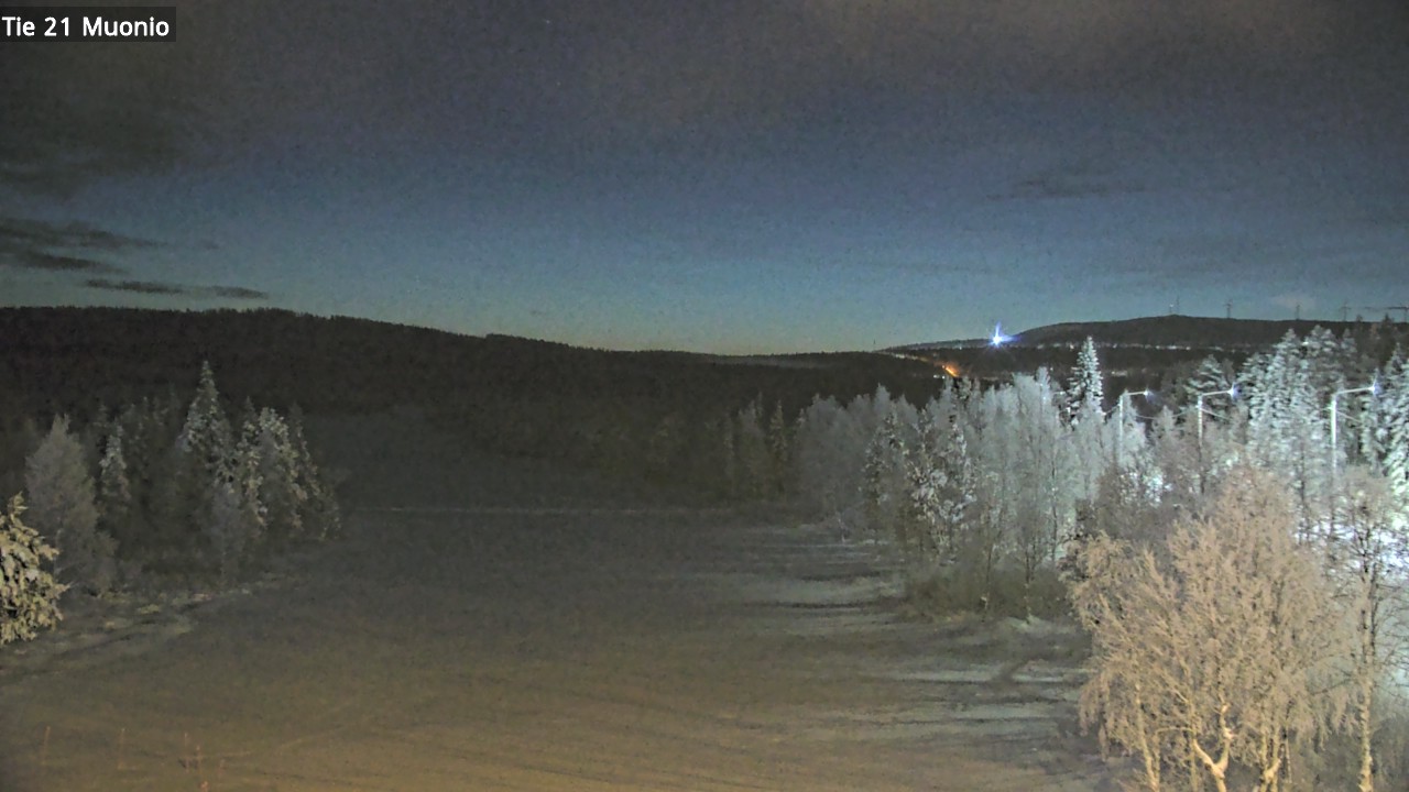 Weather Camera Image Väg 21 Muonio, Muonio, Lappi