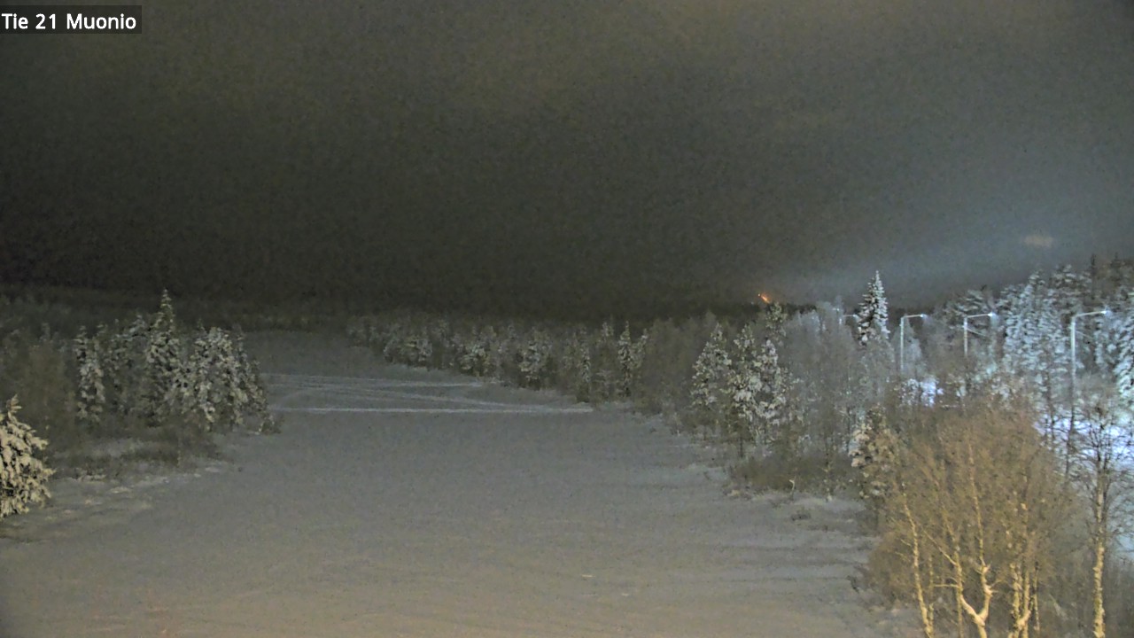 Weather Camera Image Väg 21 Muonio, Muonio, Lappi