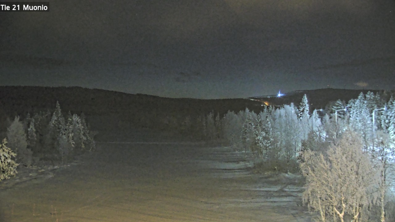 Weather Camera Image Väg 21 Muonio, Muonio, Lappi