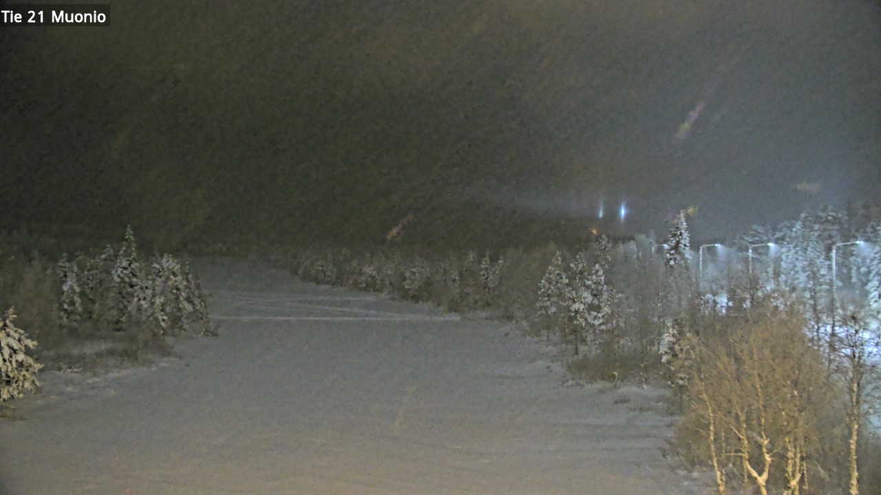 Weather Camera Image Väg 21 Muonio, Muonio, Lappi
