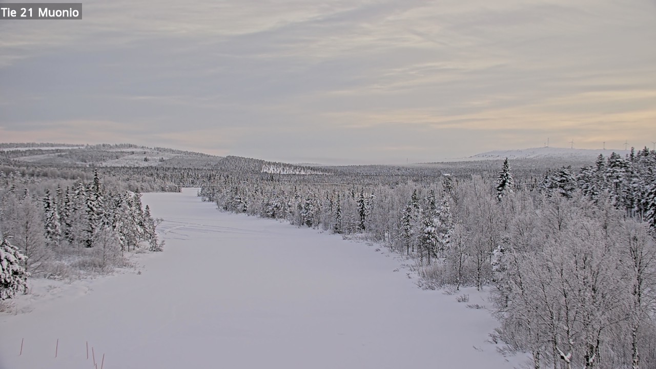 Weather Camera Image Väg 21 Muonio, Muonio, Lappi