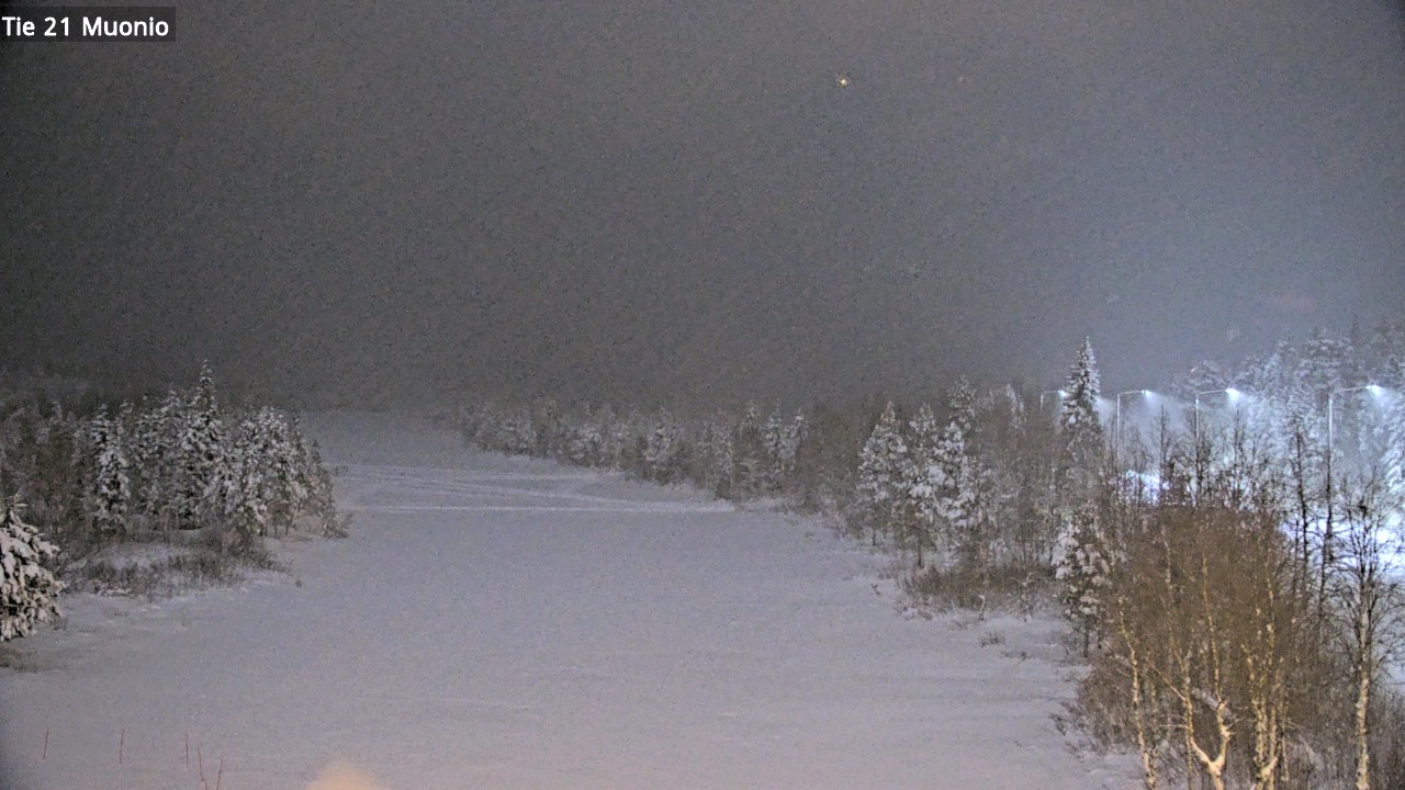 Weather Camera Image Väg 21 Muonio, Muonio, Lappi