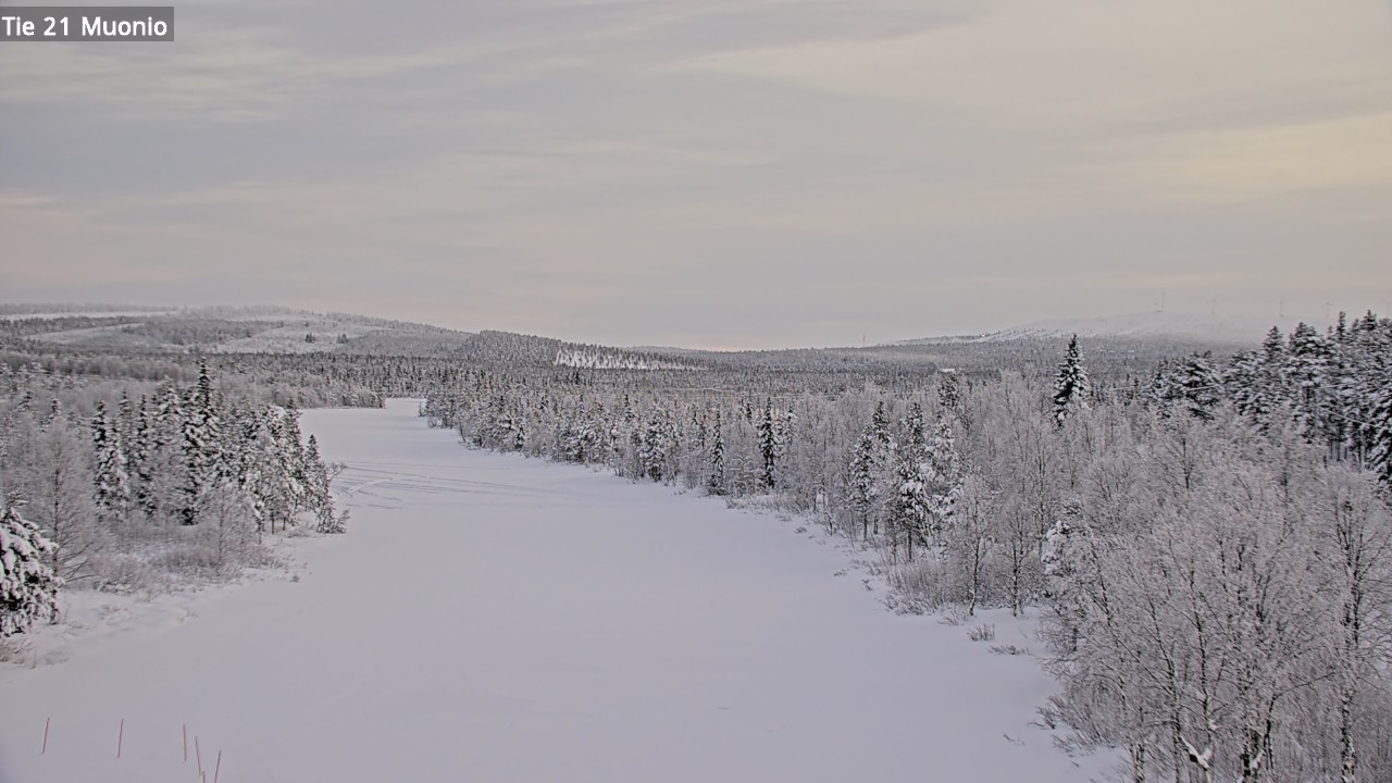 Weather Camera Image Väg 21 Muonio, Muonio, Lappi