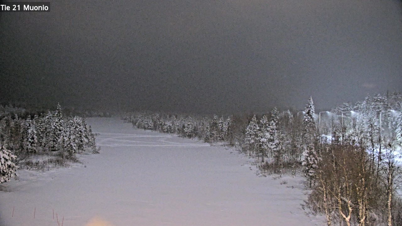Weather Camera Image Väg 21 Muonio, Muonio, Lappi