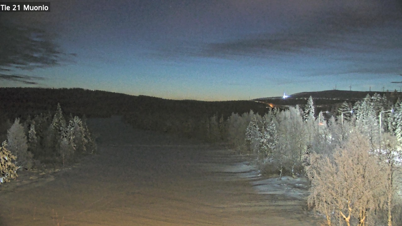 Weather Camera Image Väg 21 Muonio, Muonio, Lappi