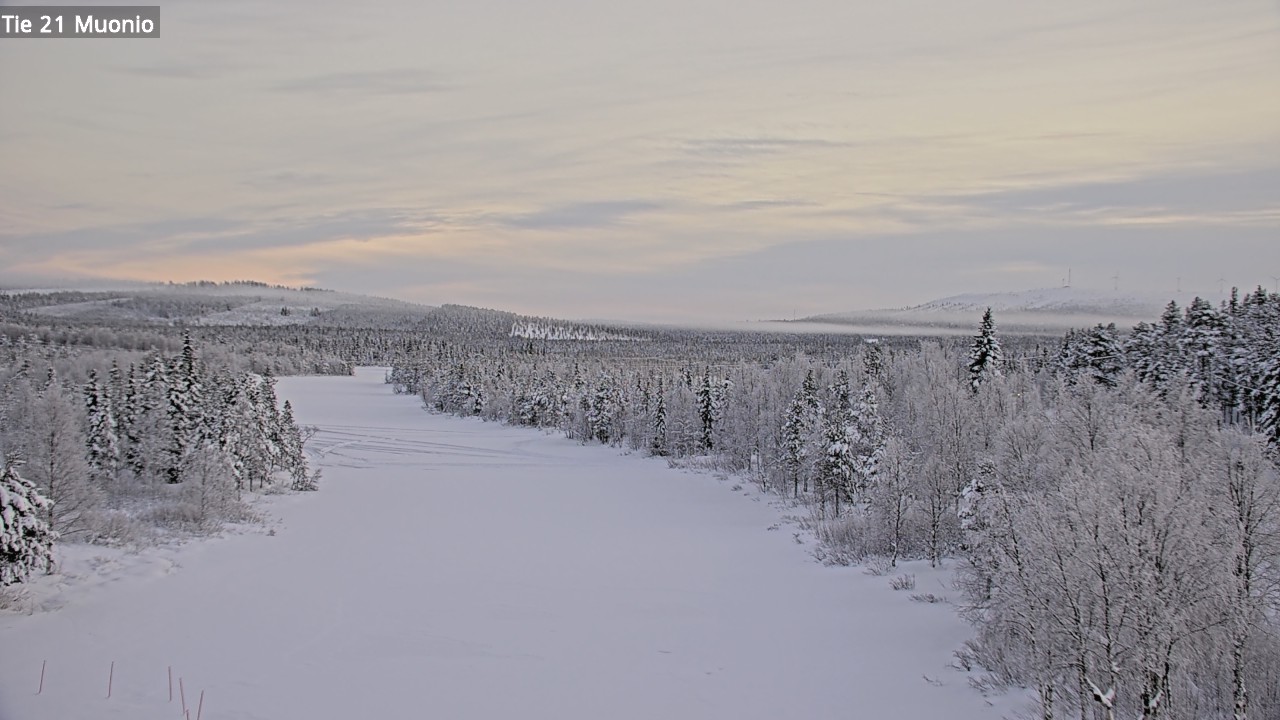 Weather Camera Image Väg 21 Muonio, Muonio, Lappi