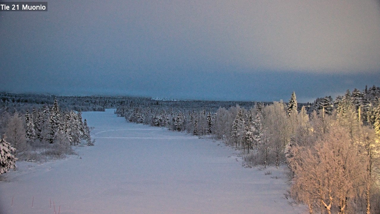 Weather Camera Image Road 21 Muonio, Muonio, Lappi