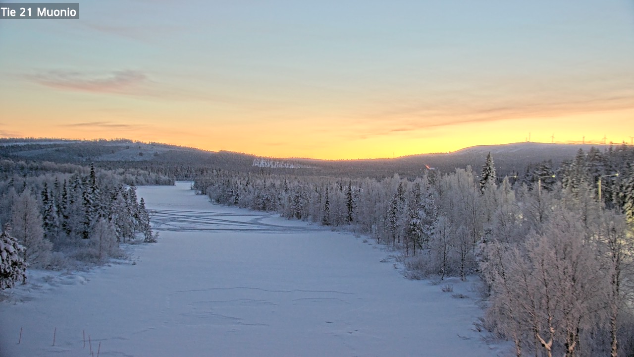 Weather Camera Image Väg 21 Muonio, Muonio, Lappi