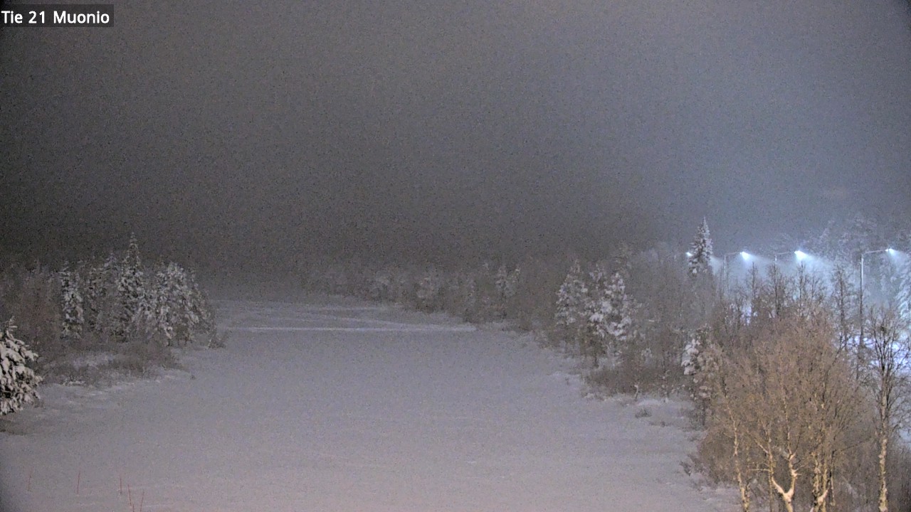 Weather Camera Image Väg 21 Muonio, Muonio, Lappi