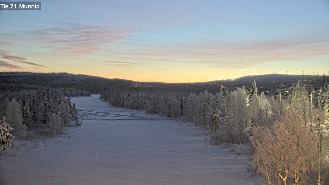 Weather Camera Image Väg 21 Muonio, Muonio, Lappi