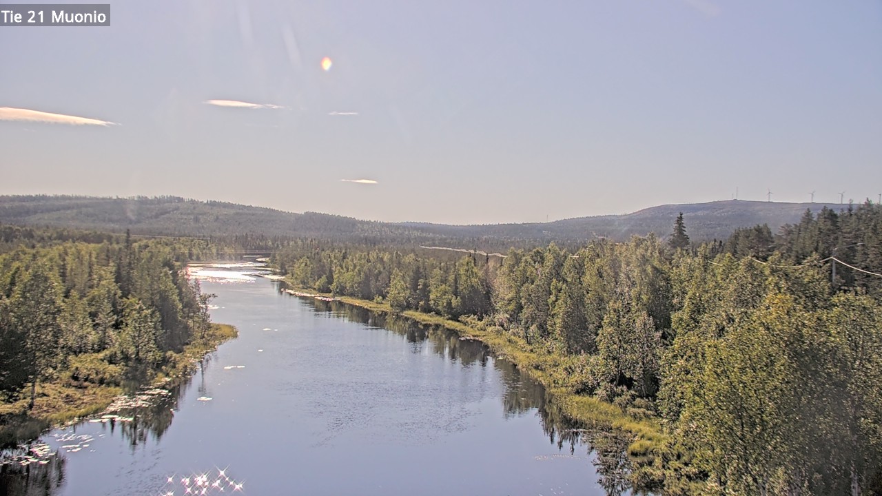 Weather Camera Image Väg 21 Muonio, Muonio, Lappi