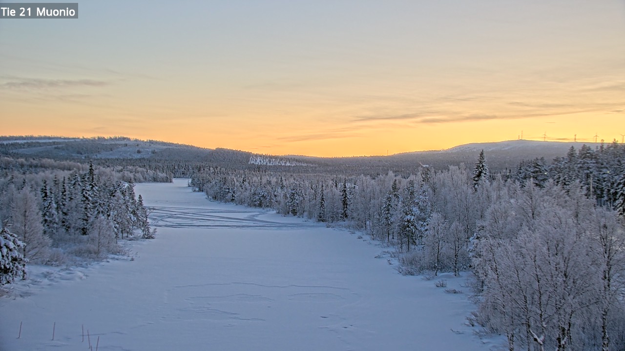 Weather Camera Image Väg 21 Muonio, Muonio, Lappi
