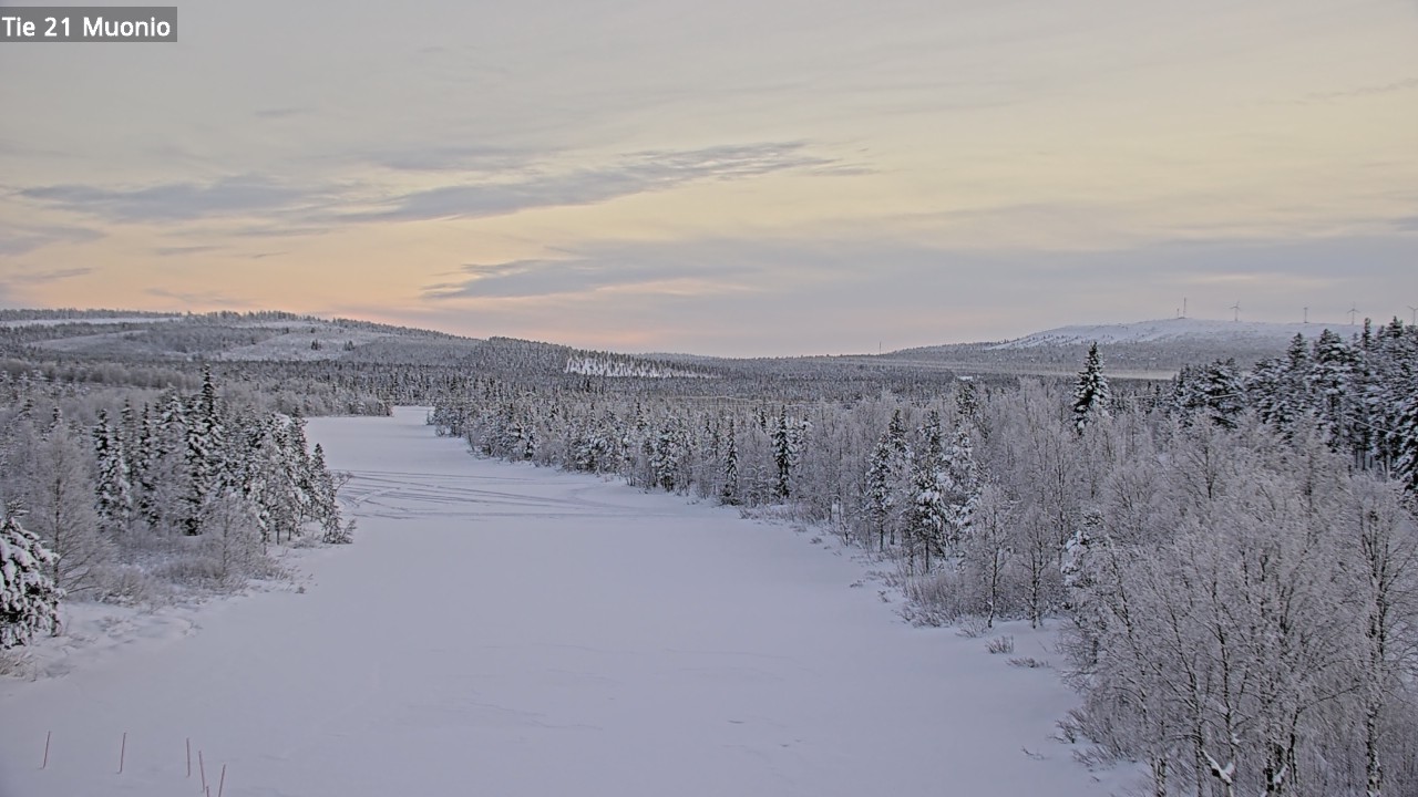 Weather Camera Image Väg 21 Muonio, Muonio, Lappi