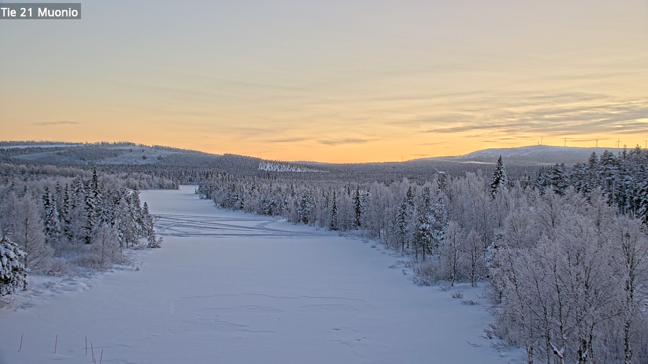 Weather Camera Image Väg 21 Muonio, Muonio, Lappi