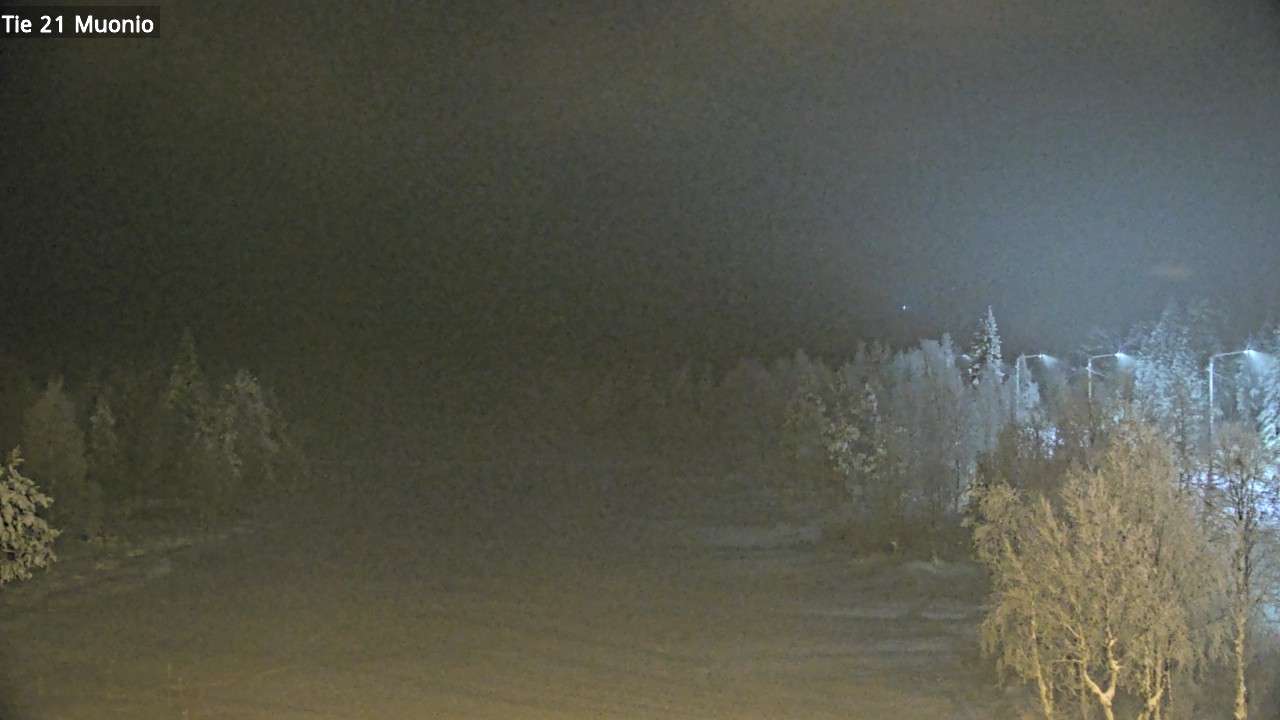Weather Camera Image Väg 21 Muonio, Muonio, Lappi