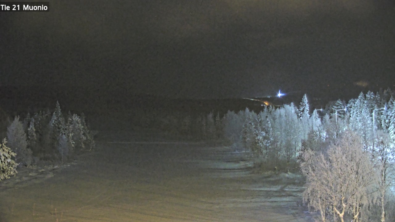 Weather Camera Image Väg 21 Muonio, Muonio, Lappi