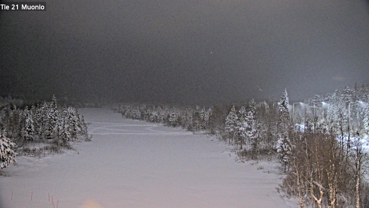 Weather Camera Image Väg 21 Muonio, Muonio, Lappi