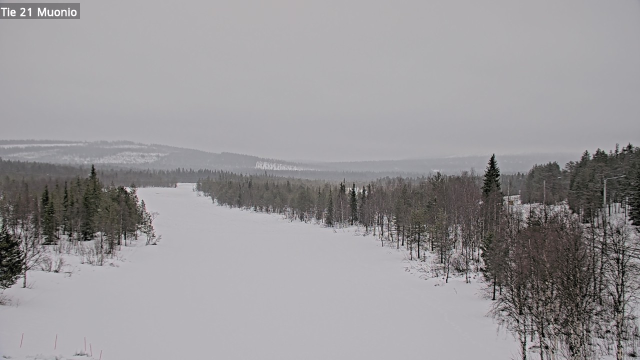 Weather Camera Image Road 21 Muonio, Muonio, Lappi