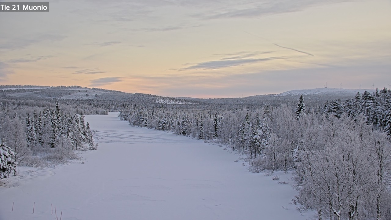 Weather Camera Image Väg 21 Muonio, Muonio, Lappi