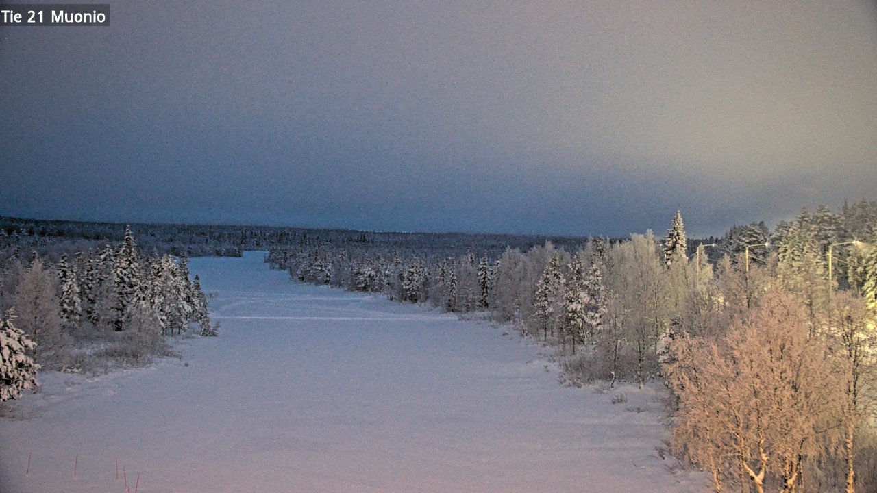 Weather Camera Image Road 21 Muonio, Muonio, Lappi