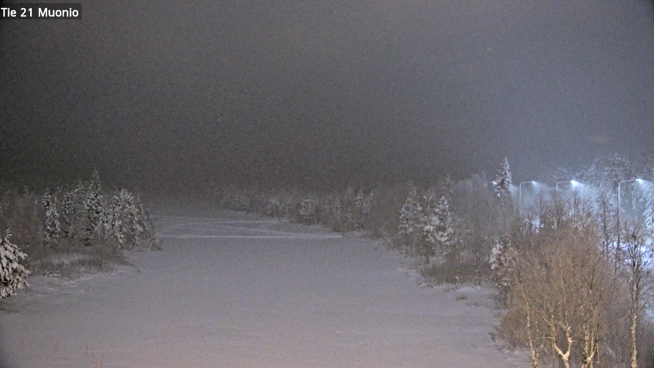 Weather Camera Image Väg 21 Muonio, Muonio, Lappi