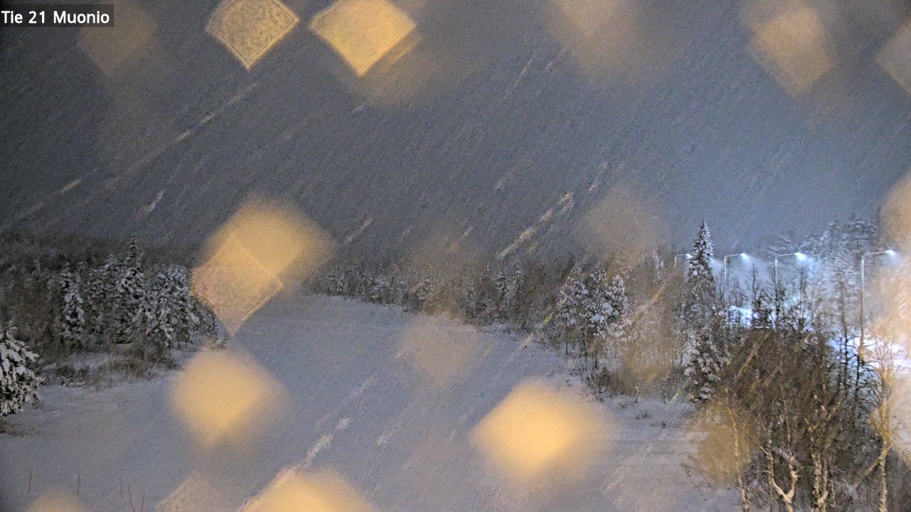 Weather Camera Image Väg 21 Muonio, Muonio, Lappi