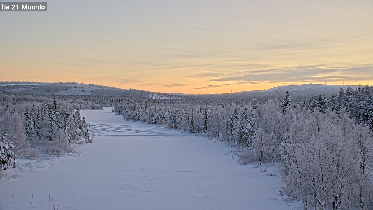 Weather Camera Image Väg 21 Muonio, Muonio, Lappi