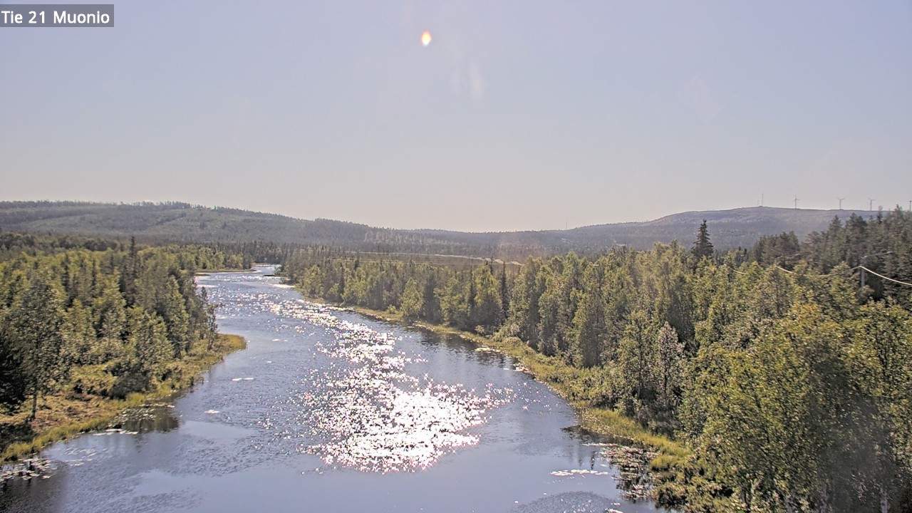 Weather Camera Image Väg 21 Muonio, Muonio, Lappi