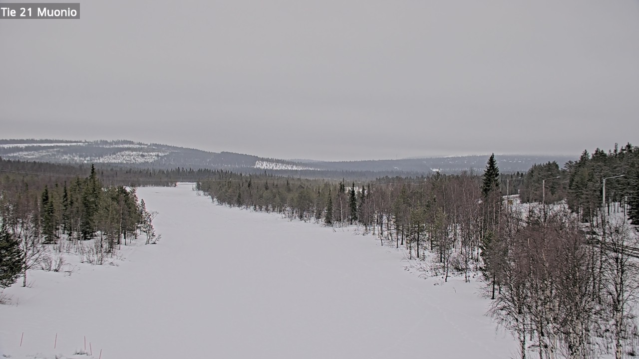 Weather Camera Image Road 21 Muonio, Muonio, Lappi