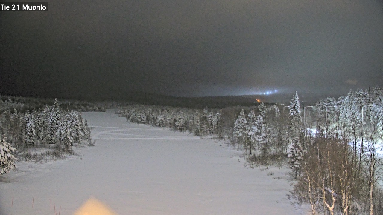 Weather Camera Image Väg 21 Muonio, Muonio, Lappi