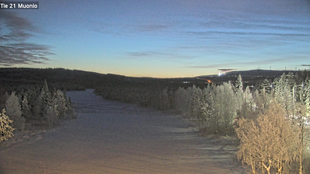 Weather Camera Image Väg 21 Muonio, Muonio, Lappi