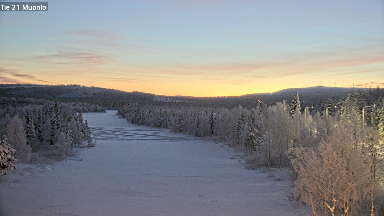 Weather Camera Image Väg 21 Muonio, Muonio, Lappi