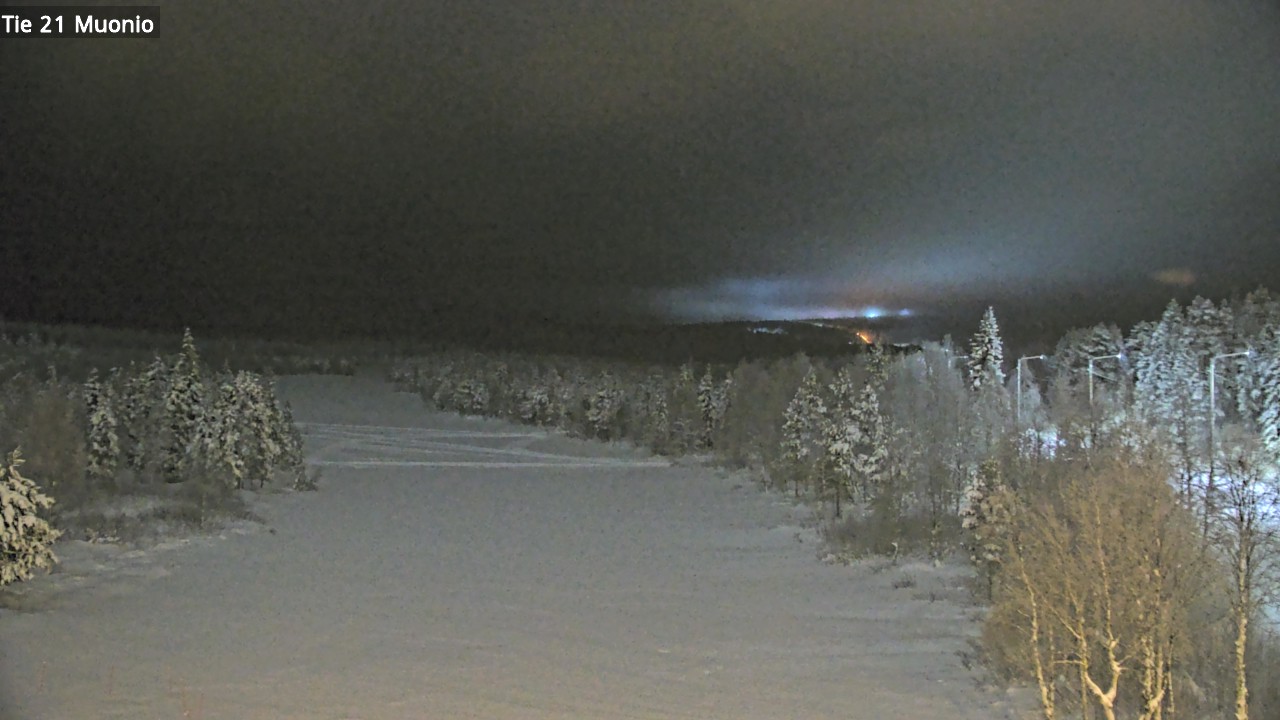 Weather Camera Image Väg 21 Muonio, Muonio, Lappi