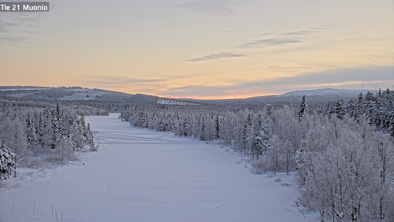 Weather Camera Image Väg 21 Muonio, Muonio, Lappi