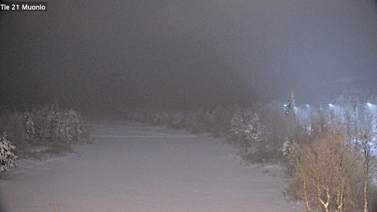 Weather Camera Image Väg 21 Muonio, Muonio, Lappi