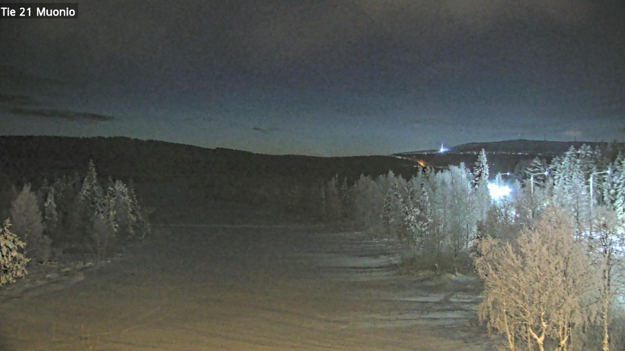 Weather Camera Image Väg 21 Muonio, Muonio, Lappi