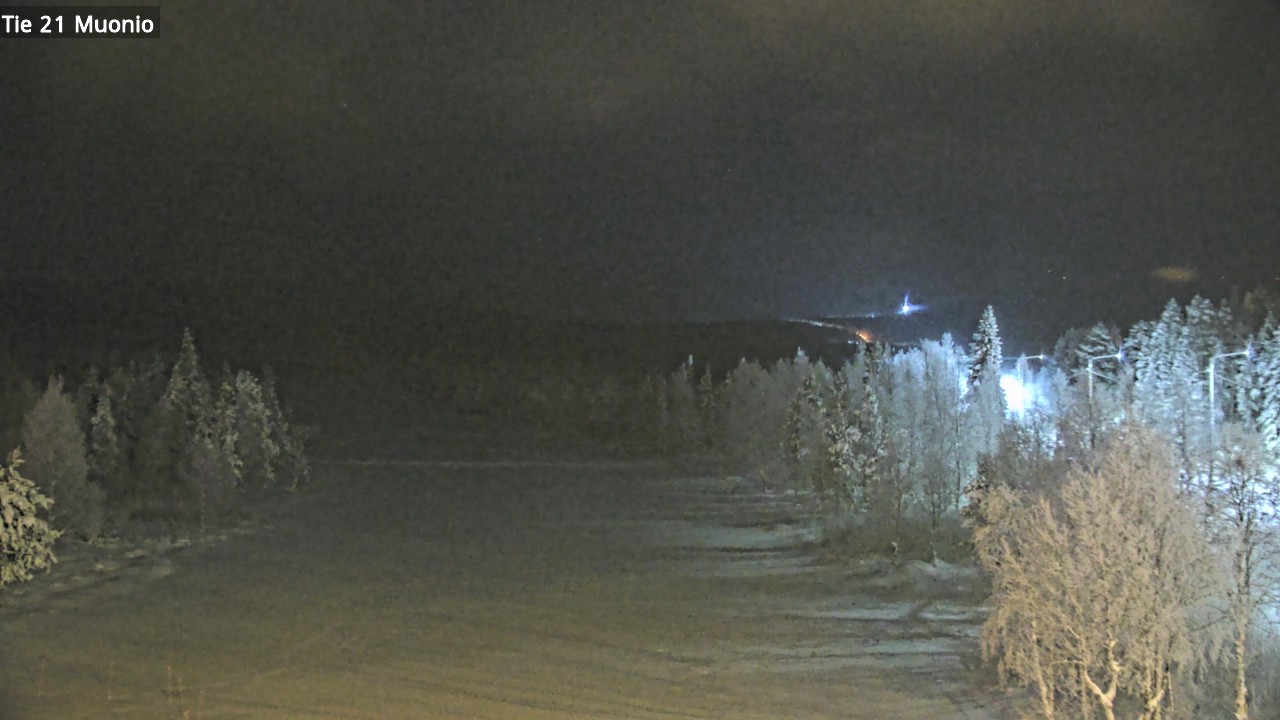 Weather Camera Image Väg 21 Muonio, Muonio, Lappi