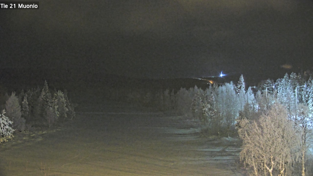 Weather Camera Image Väg 21 Muonio, Muonio, Lappi