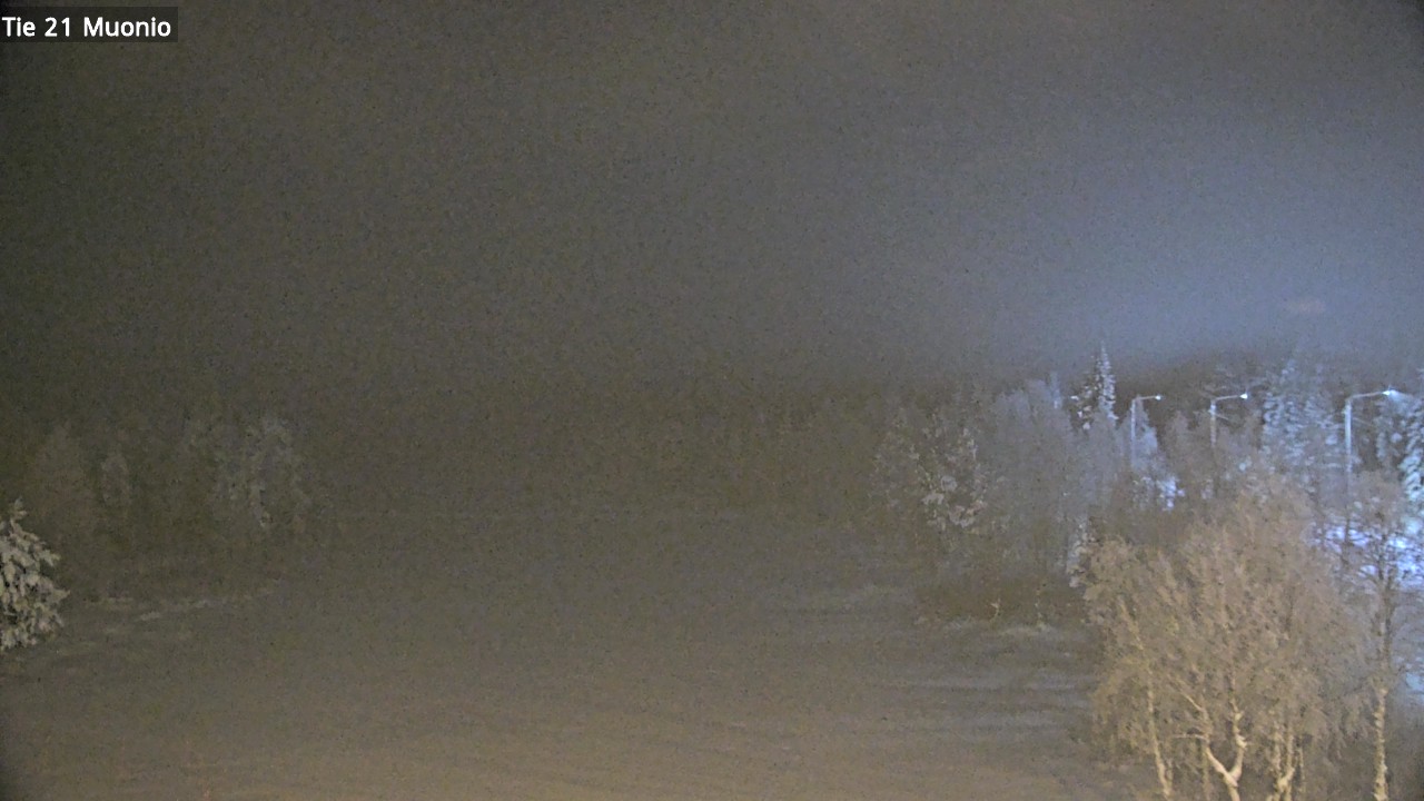 Weather Camera Image Väg 21 Muonio, Muonio, Lappi