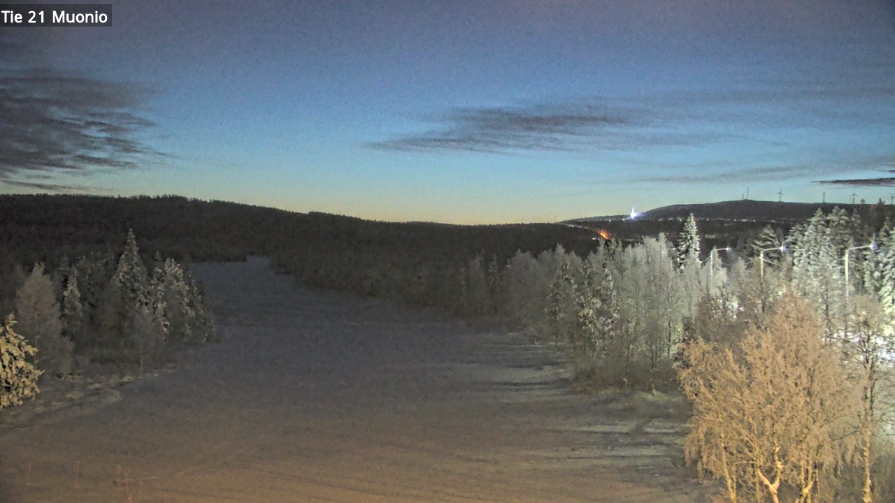 Weather Camera Image Väg 21 Muonio, Muonio, Lappi