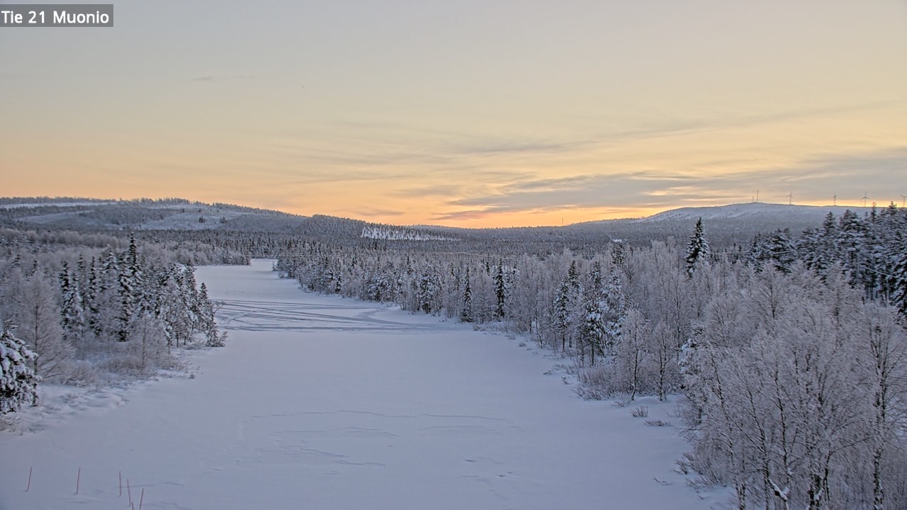 Weather Camera Image Väg 21 Muonio, Muonio, Lappi