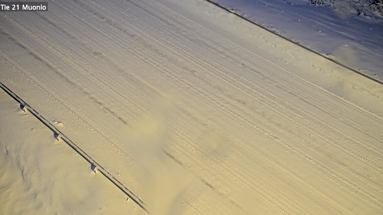 Weather Camera Image Väg 21 Muonio, Muonio, Lappi