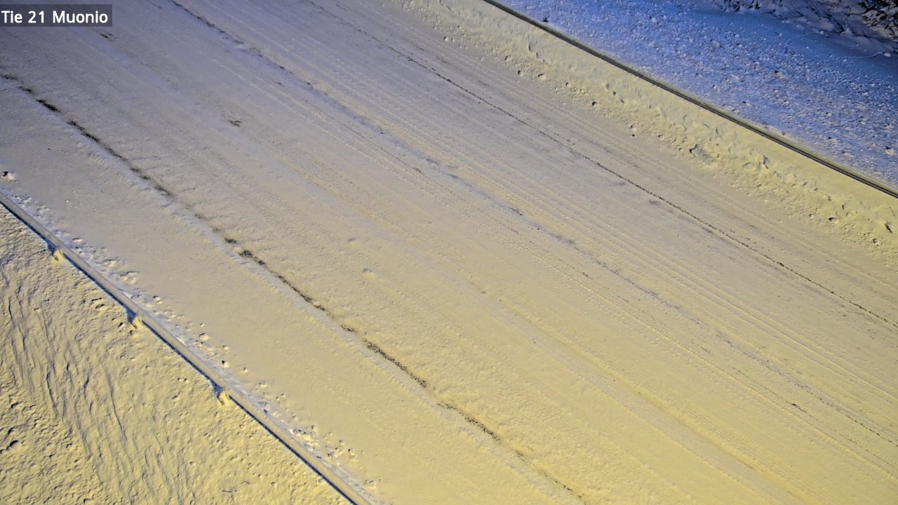 Weather Camera Image Väg 21 Muonio, Muonio, Lappi