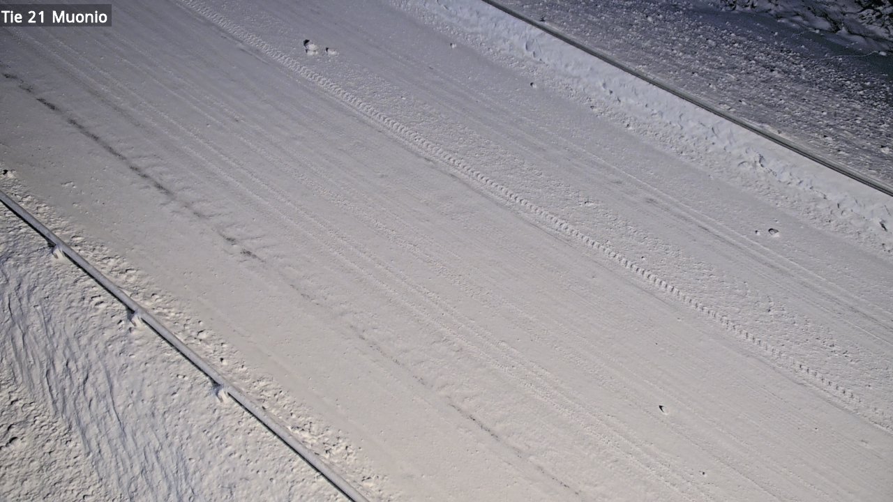Weather Camera Image Väg 21 Muonio, Muonio, Lappi