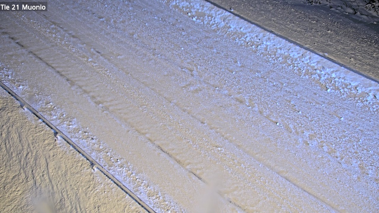 Weather Camera Image Väg 21 Muonio, Muonio, Lappi