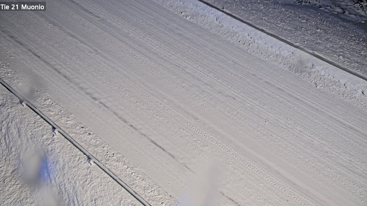 Weather Camera Image Väg 21 Muonio, Muonio, Lappi