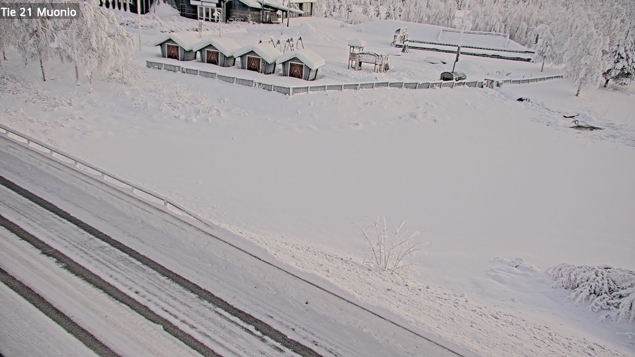 Weather Camera Image Road 21 Muonio, Muonio, Lappi