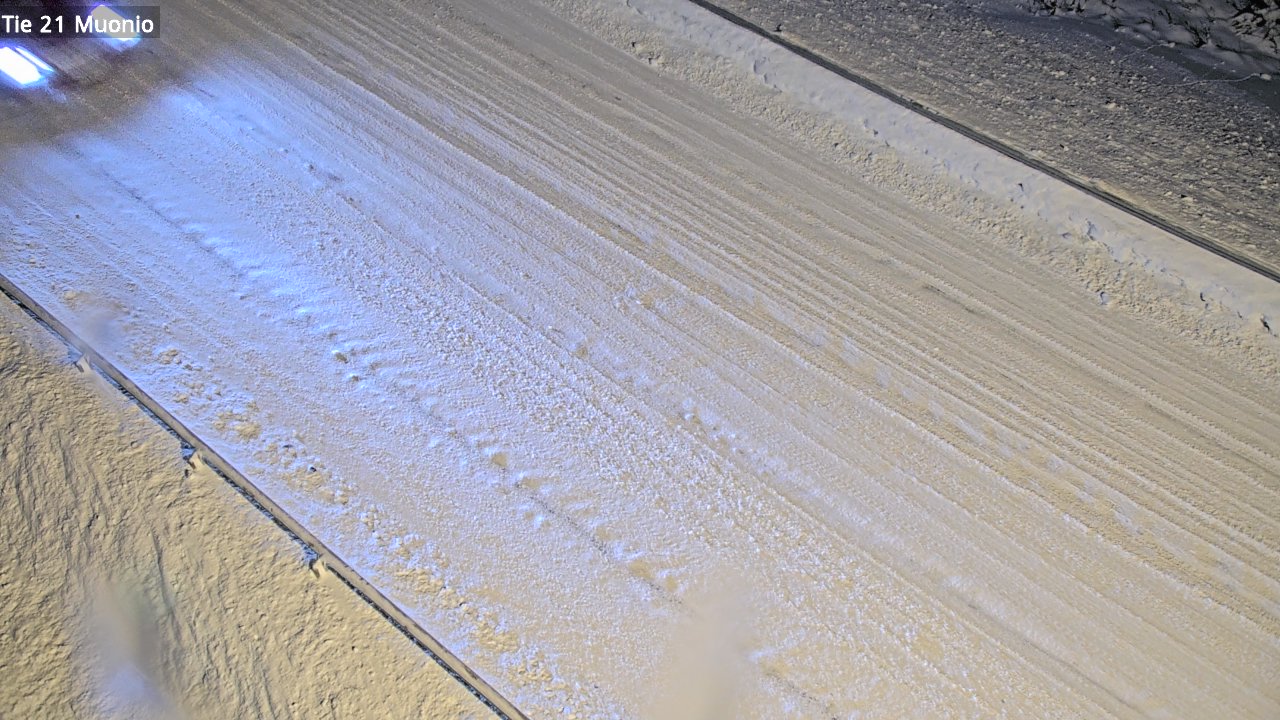 Weather Camera Image Väg 21 Muonio, Muonio, Lappi